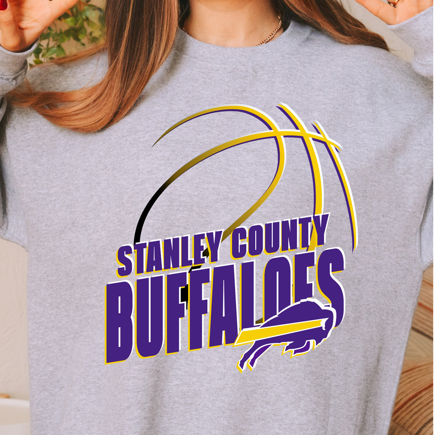 Buffaloes Basketball Ball Outline