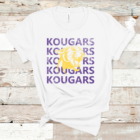 Kougars Purple and Yellow