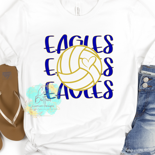Eagles Repeat Volleyball