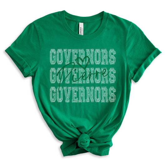 Governors Scribble White