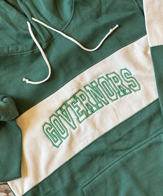 Arched Governors Embroidery Hoodie