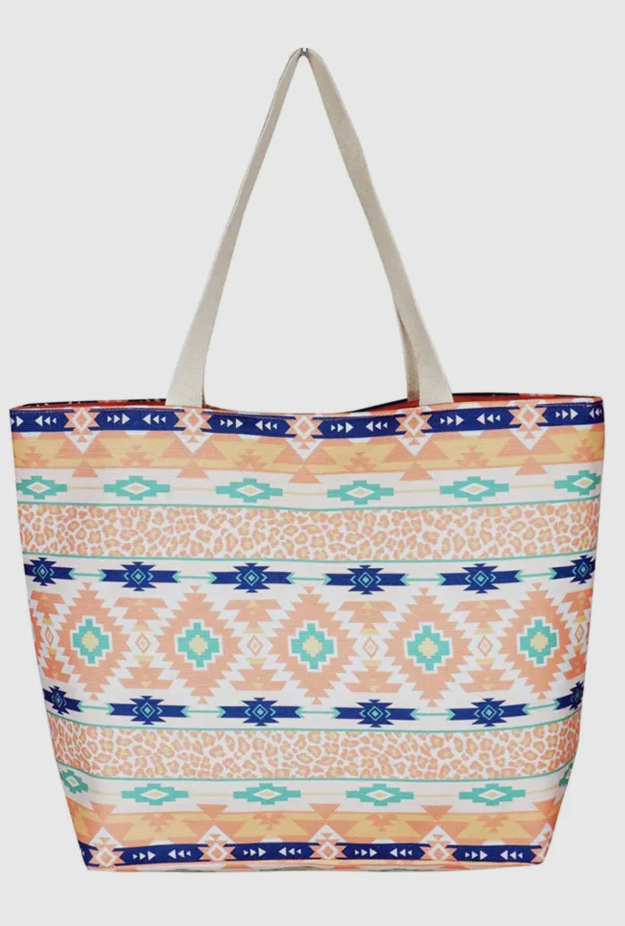Leopard Tribal Pattern Beach/Tote Bag