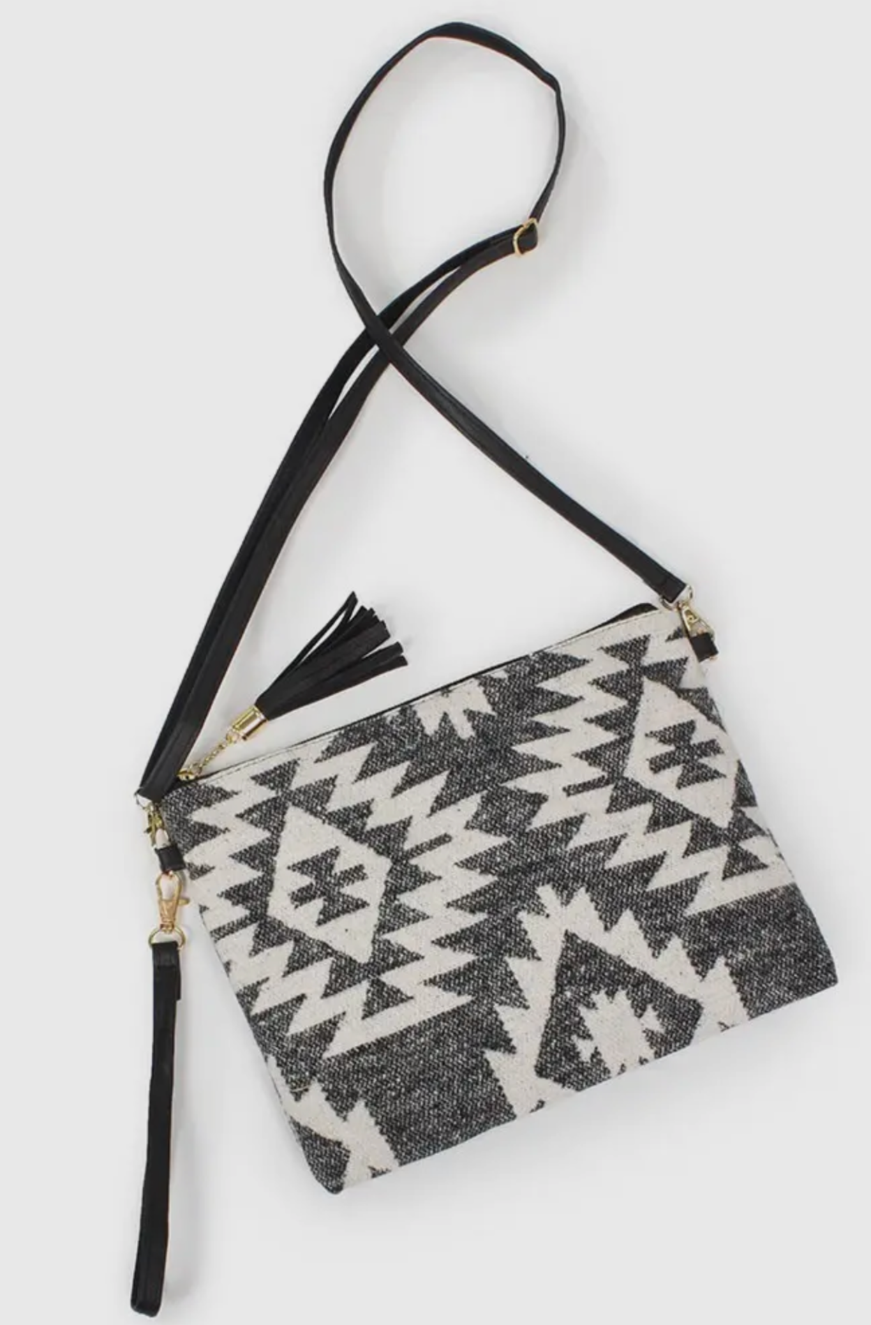 Western Print Crossbody Clutch Bag