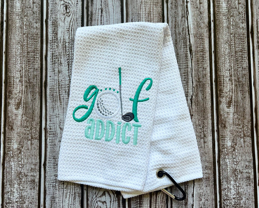 Golf Addict Golf Towel