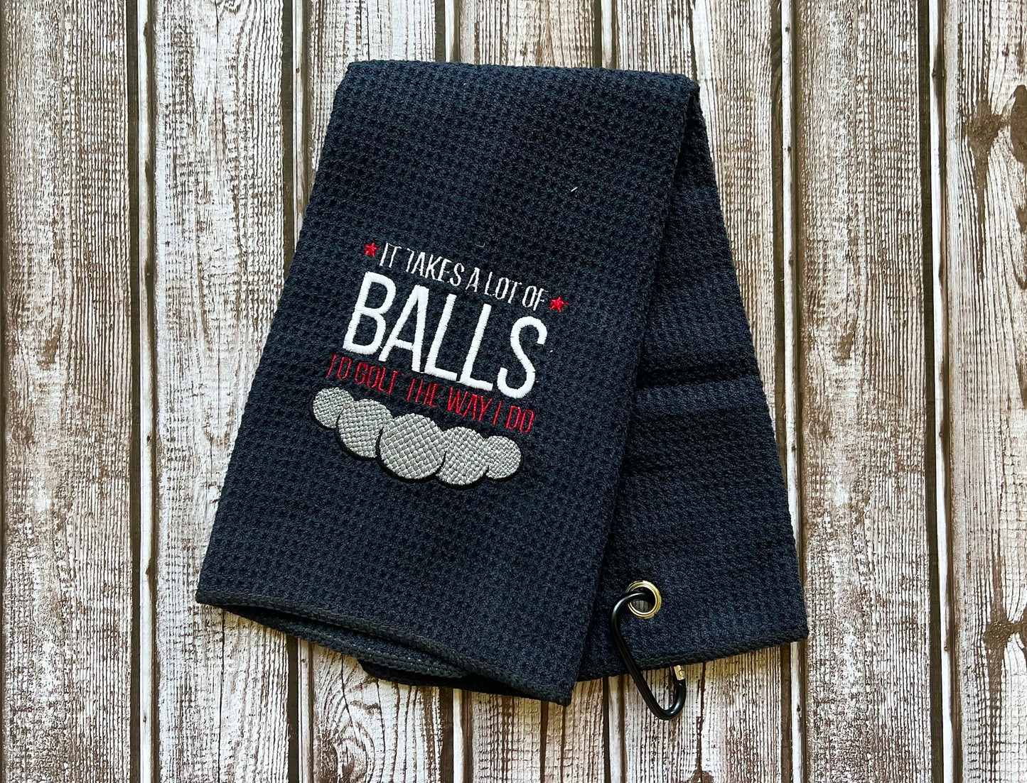 It Takes a Lot of Balls to Golf the Way I Do