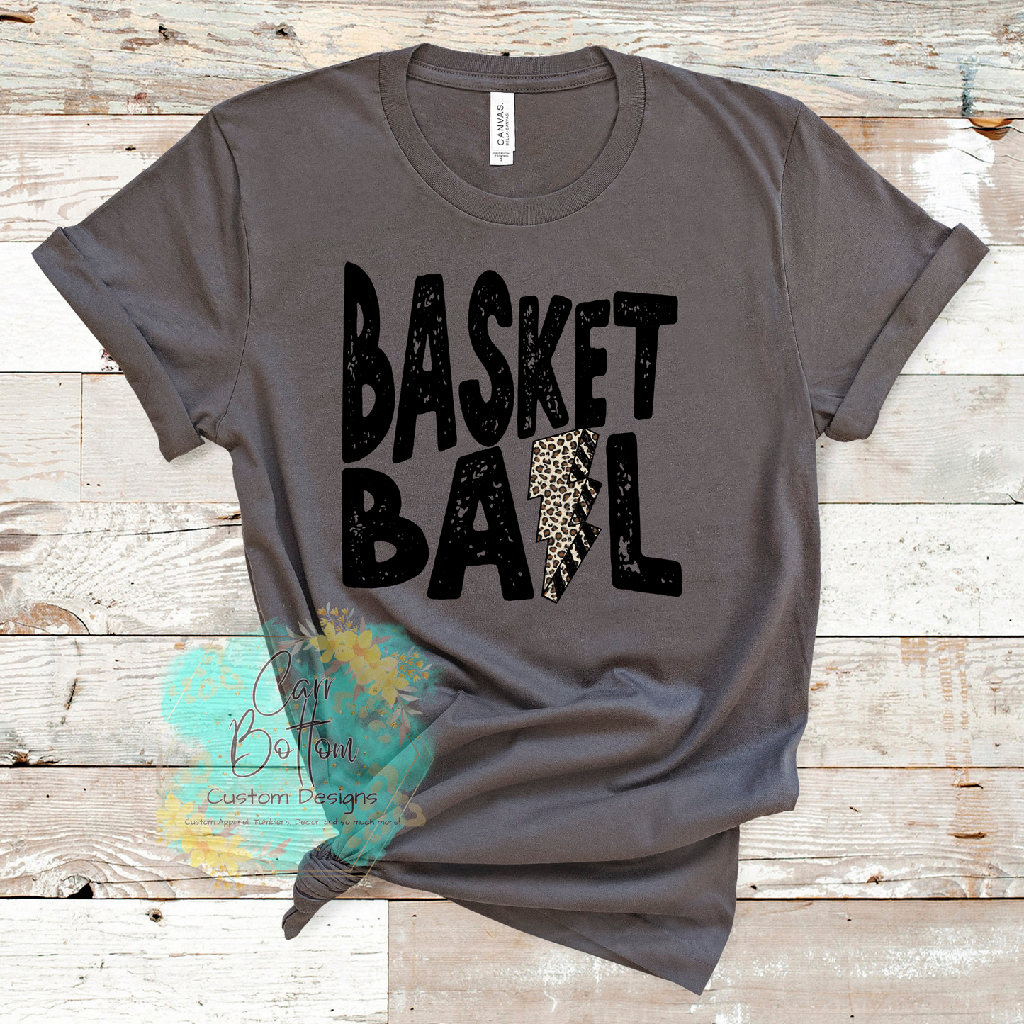 Basketball Lightning Bolt