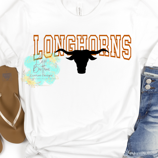 Longhorn Outline