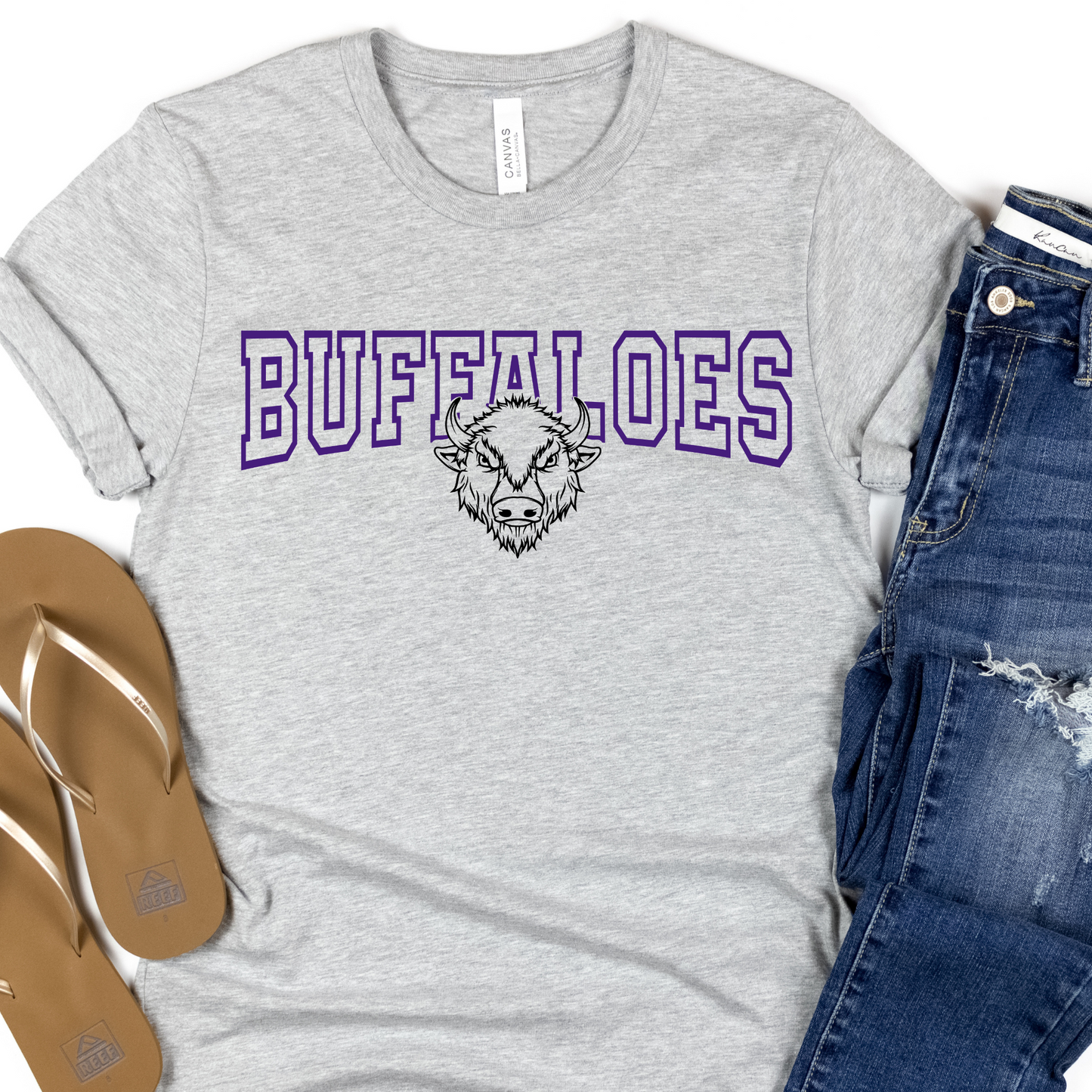 Buffaloes Outline