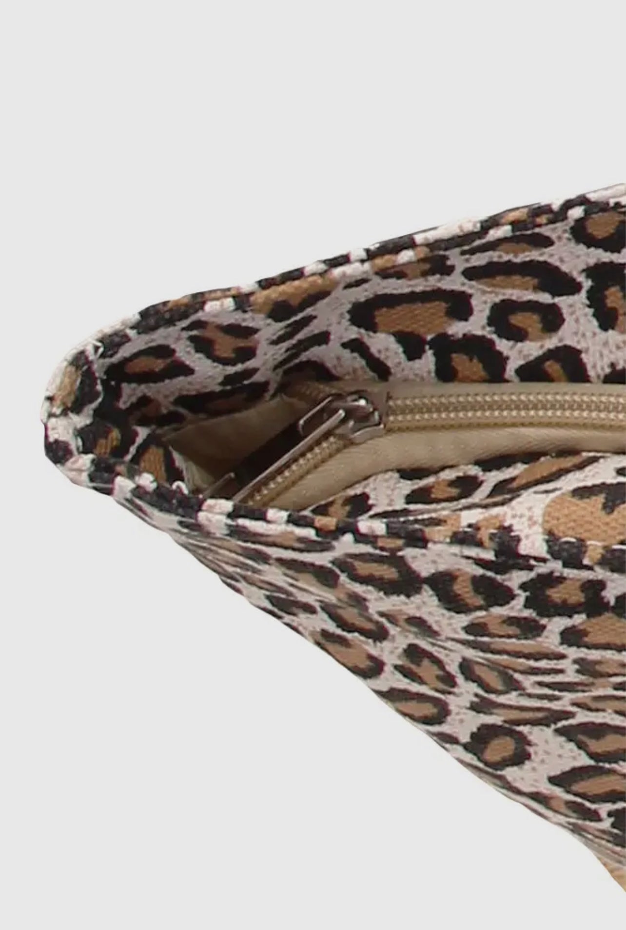 Leopard Print Jute Tote