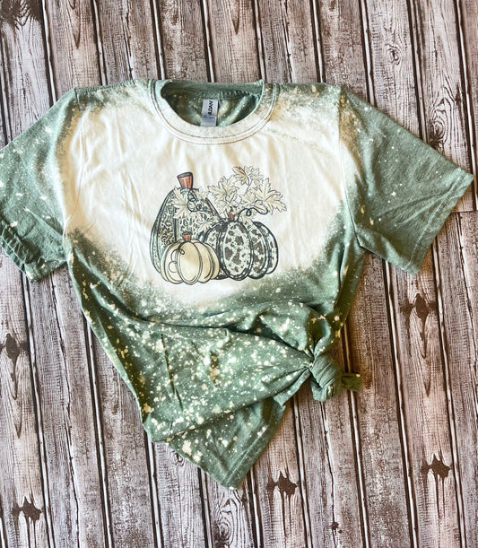 Pumpkin bleached tee